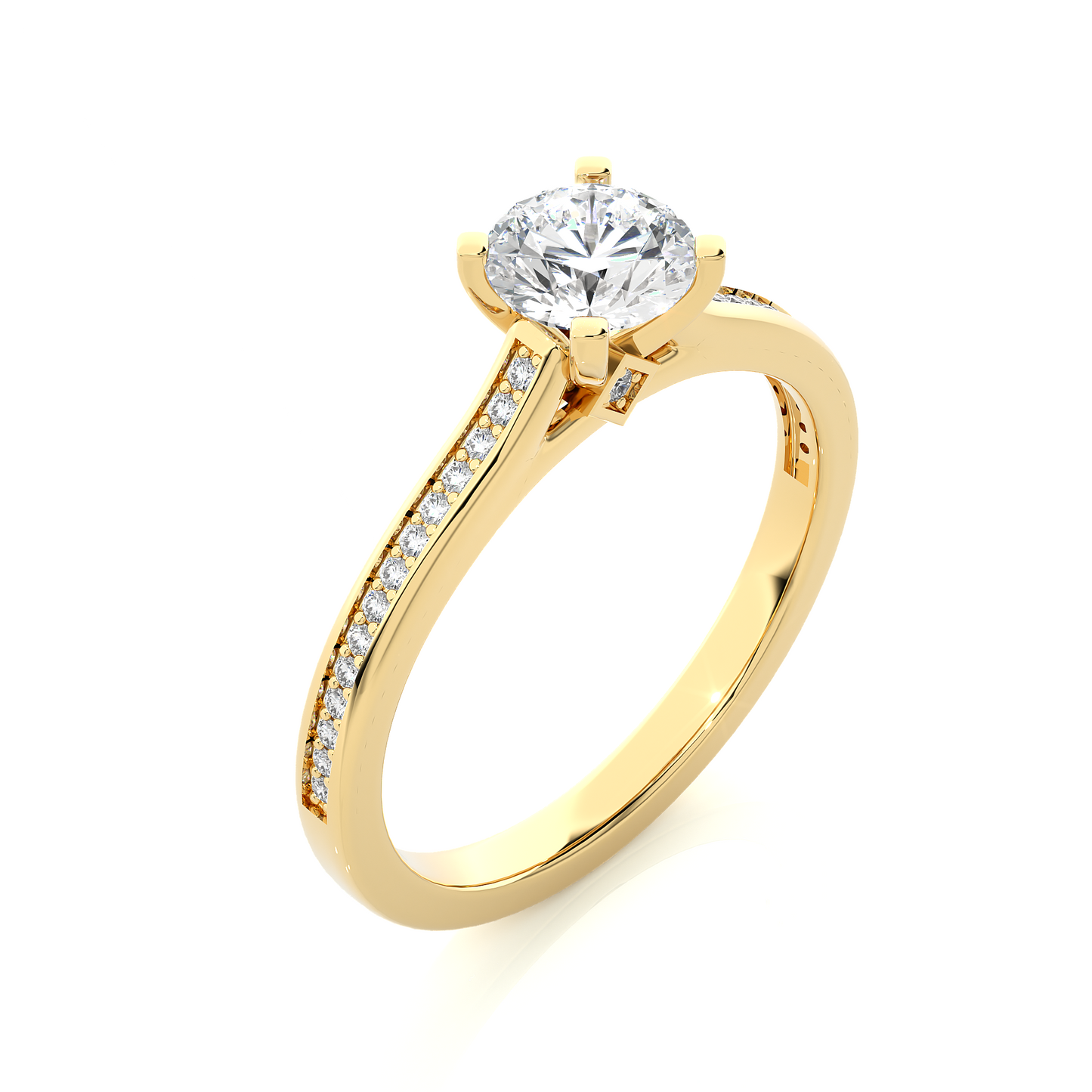 Aquila Round Diamond Ring