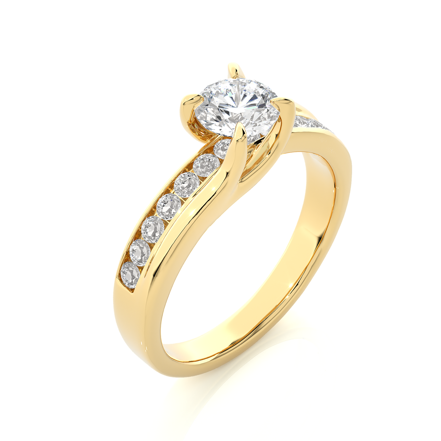Majesty Round Diamond Ring