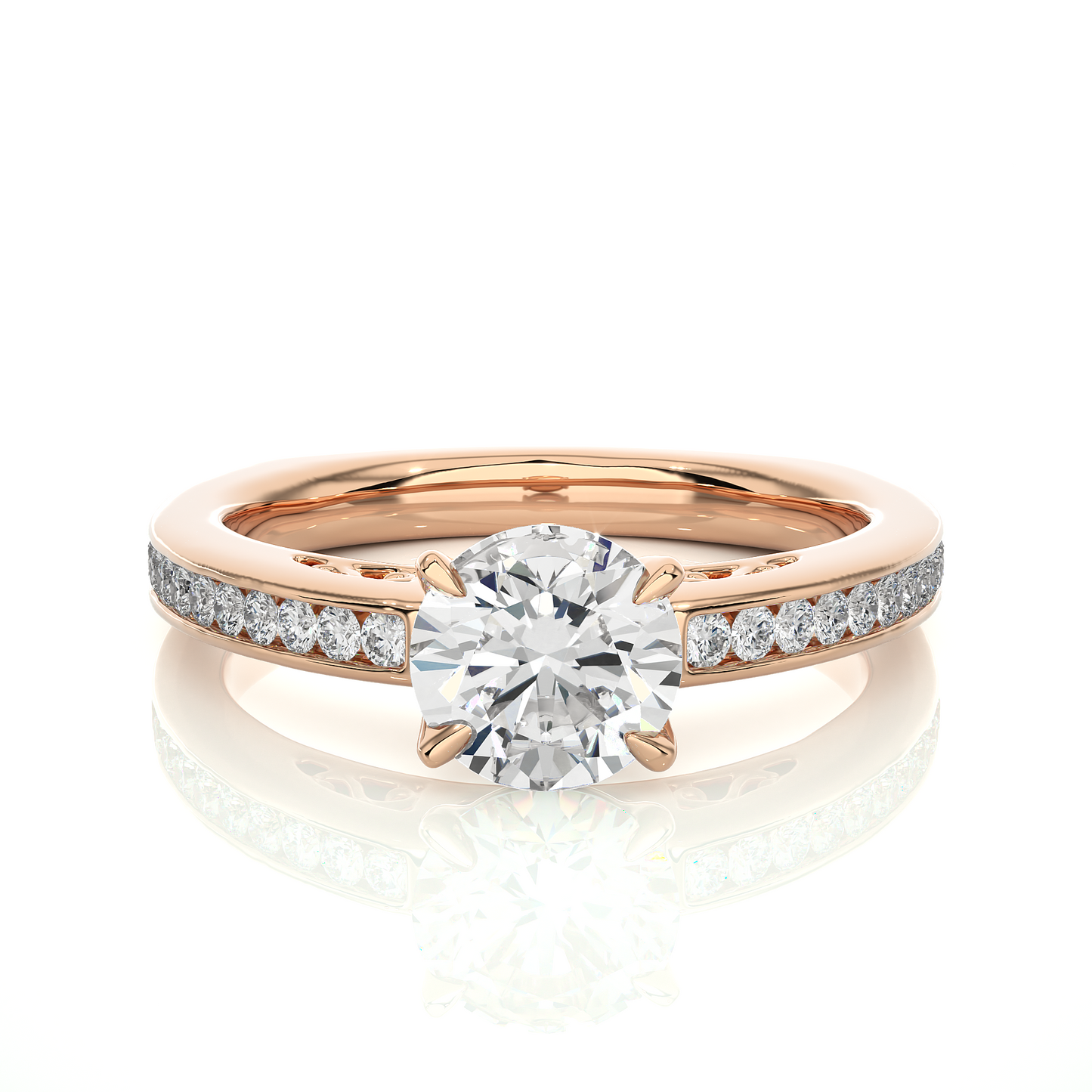 Sunny Round Diamond Ring