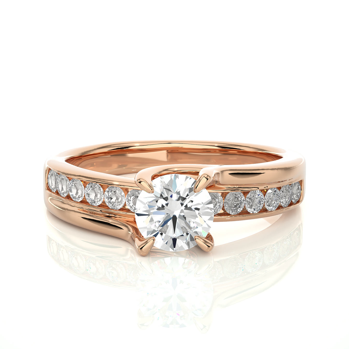 Majesty Round Diamond Ring