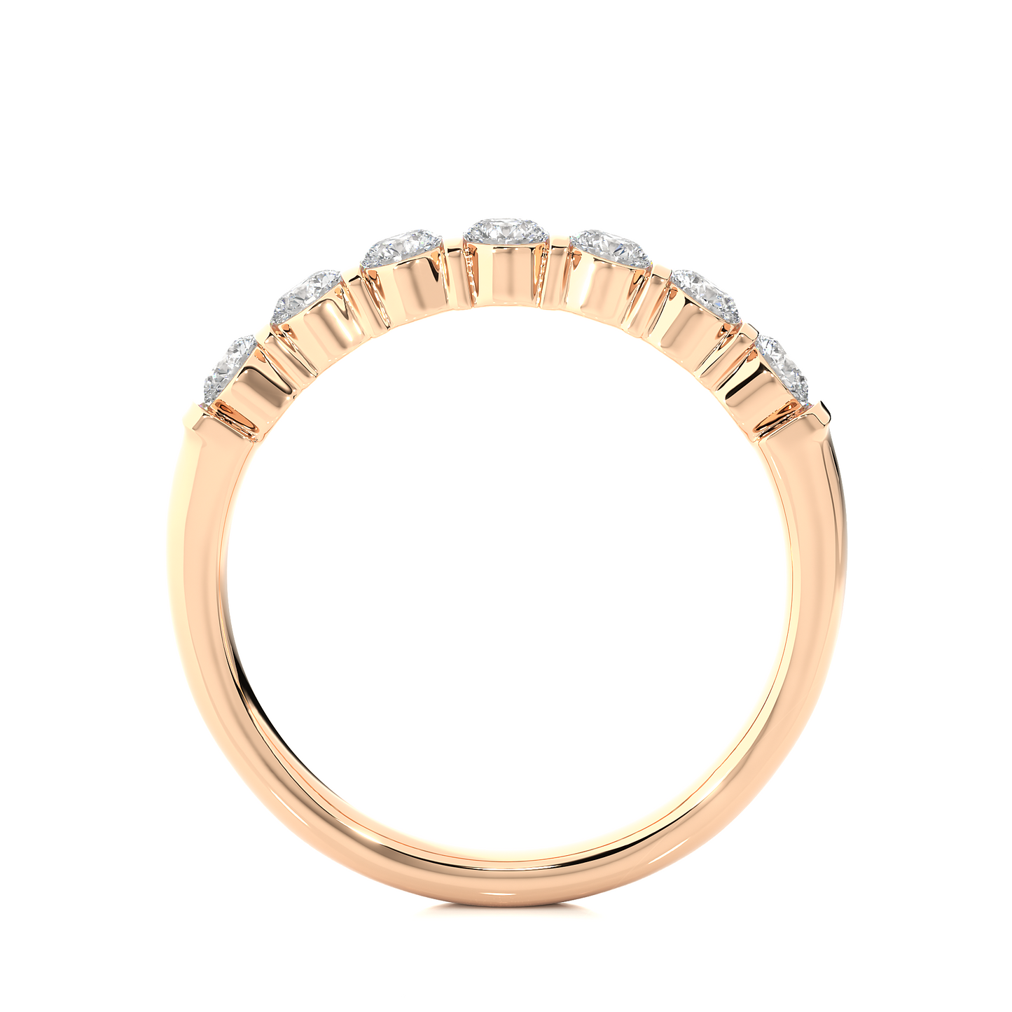 Lustre Seven-Stone Diamond Ring