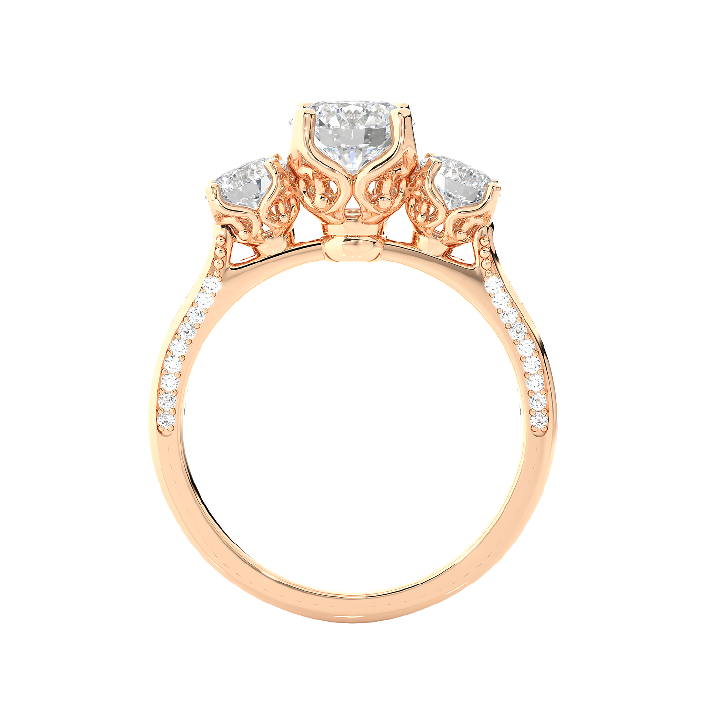 Heritage Glow Round Diamond Ring