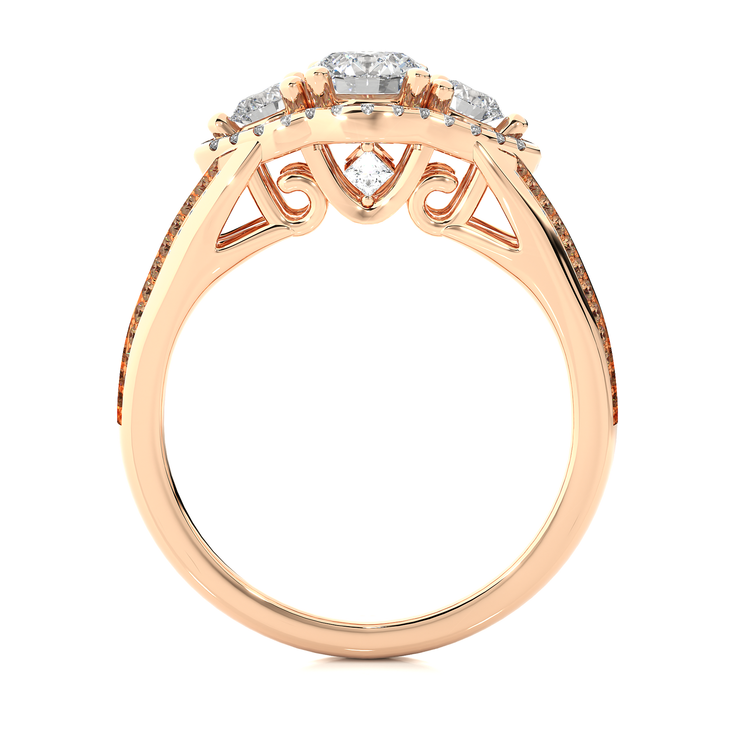 Nivara Round Diamond Ring