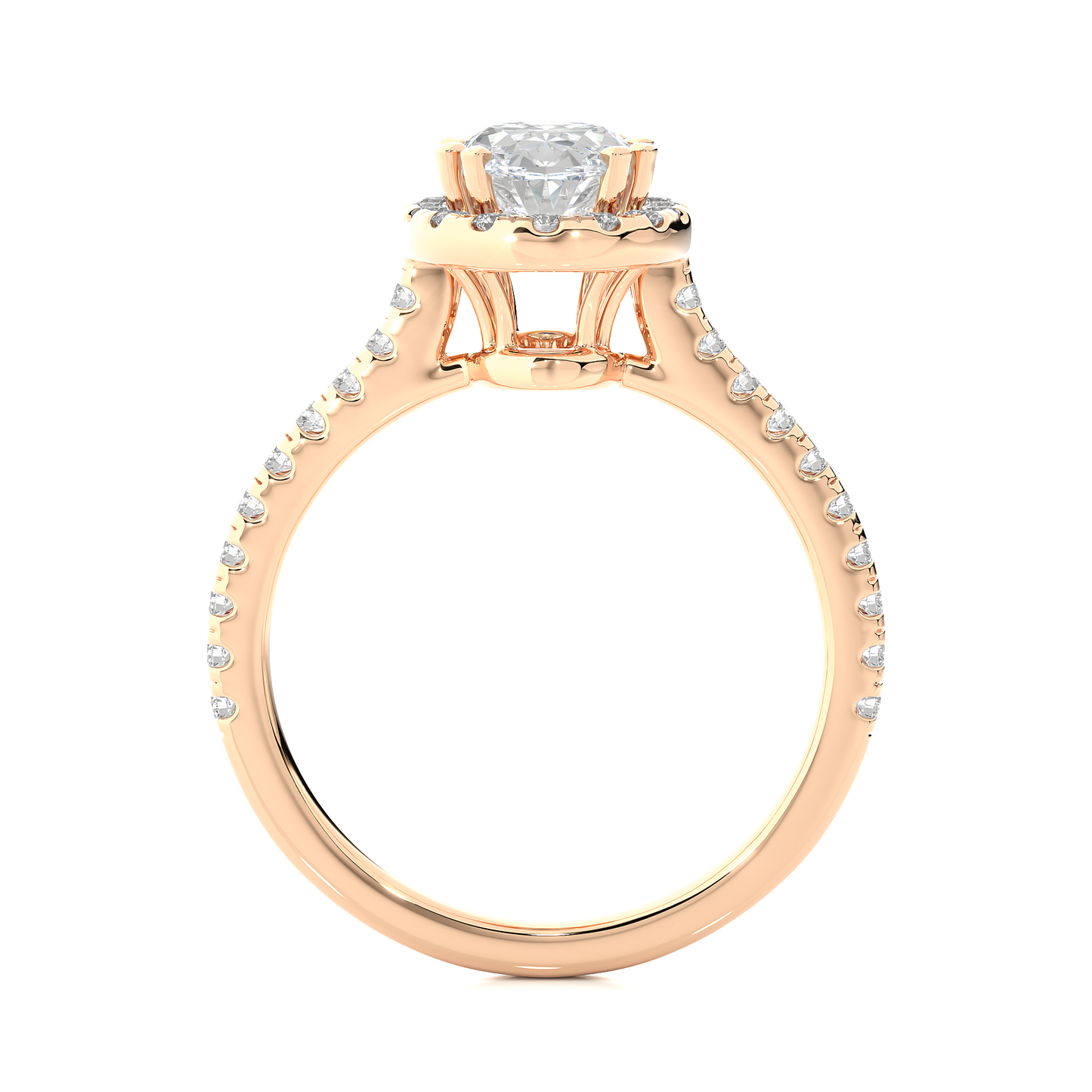 Victorian Oval Diamond Ring