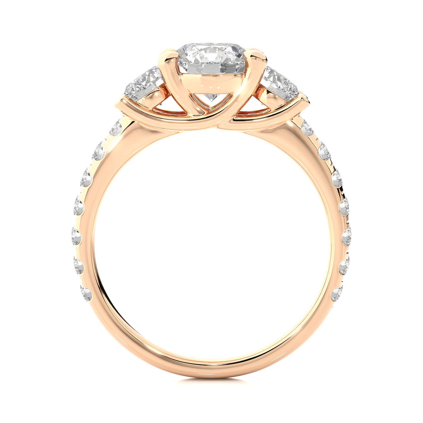 Thalassa Glow Round Diamond Ring