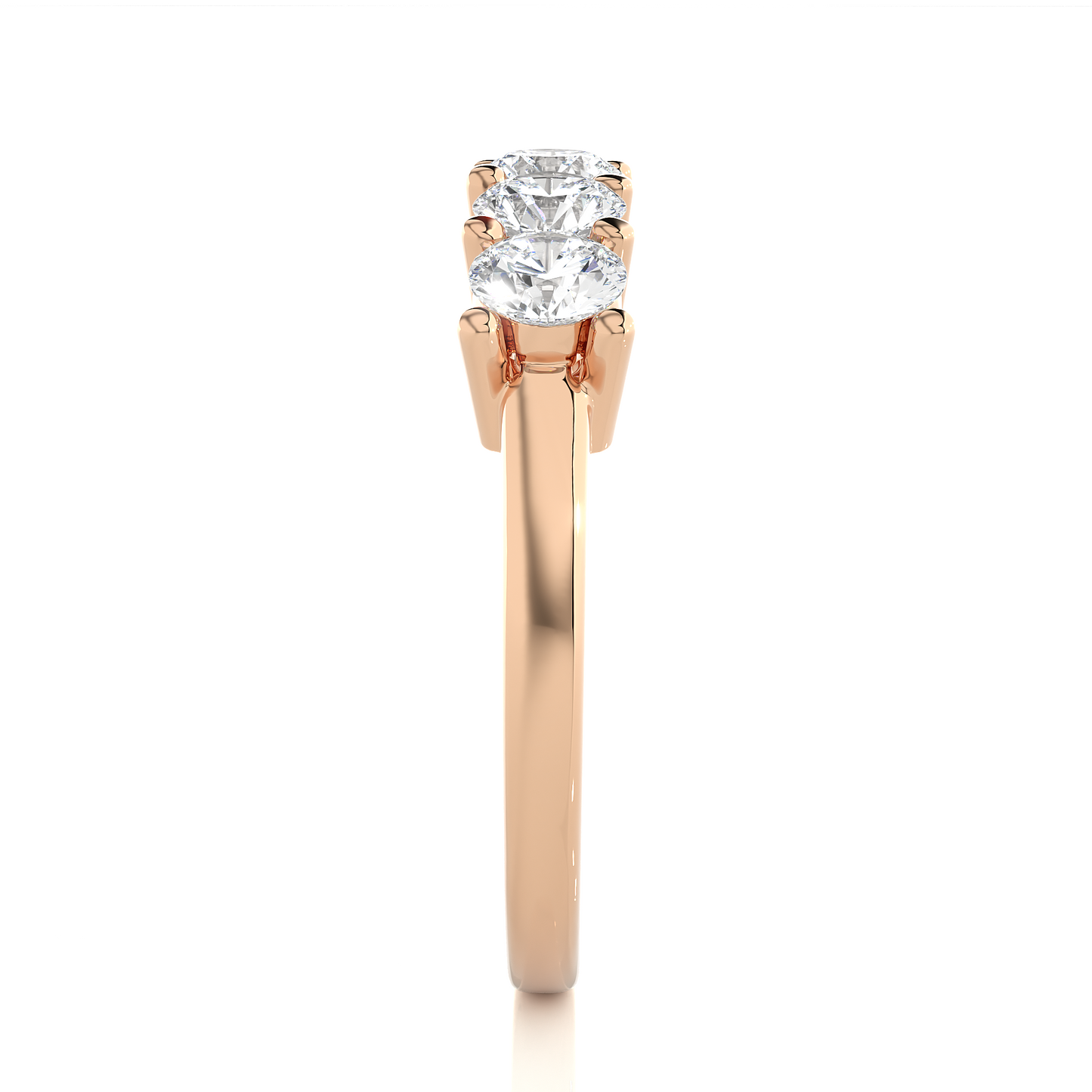 Lustre Five-Stone Diamond Ring
