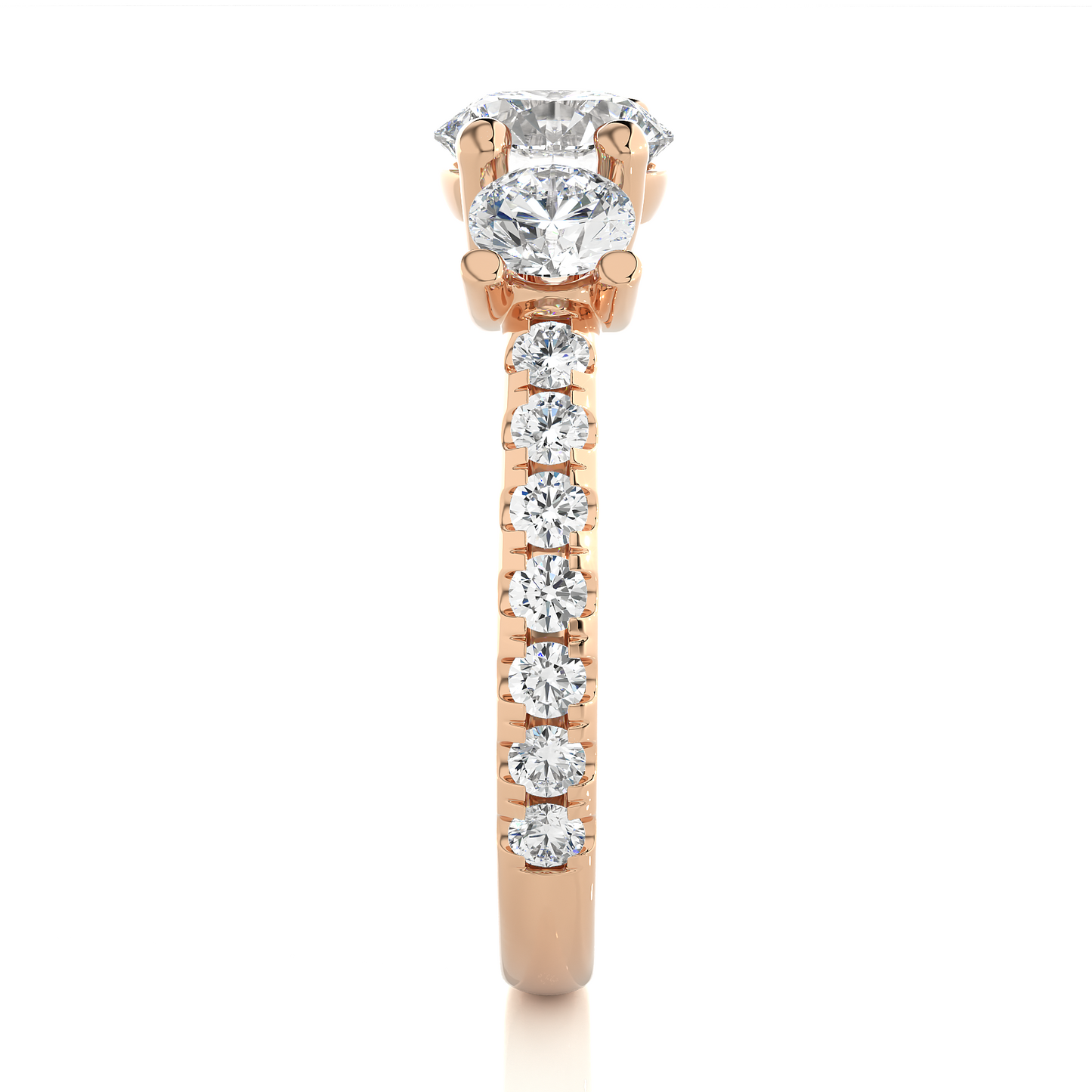 Thalassa Glow Round Diamond Ring