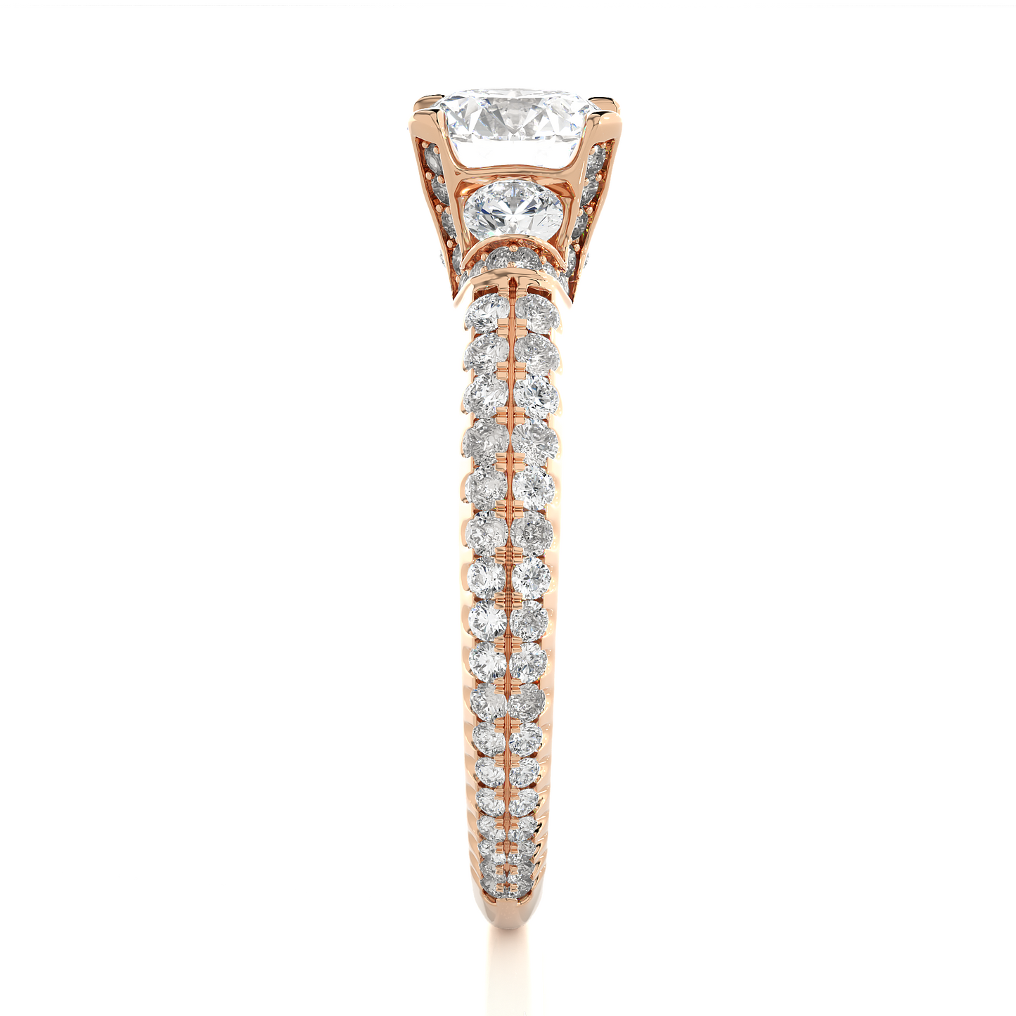 Mistara Round Diamond Ring