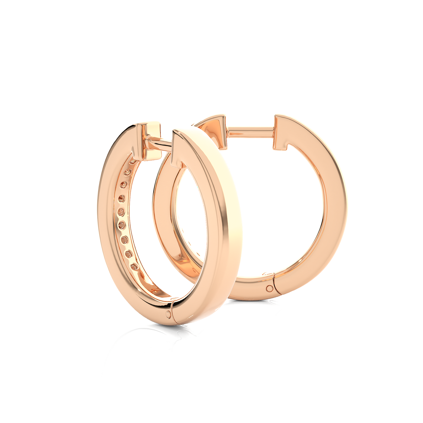 Lustre Charm Round Diamond Earrings