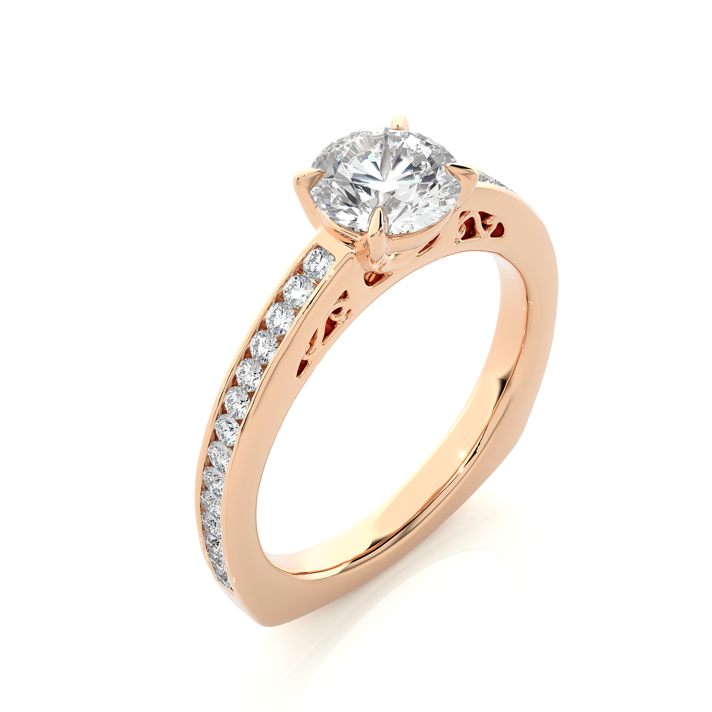 Sunny Round Diamond Ring