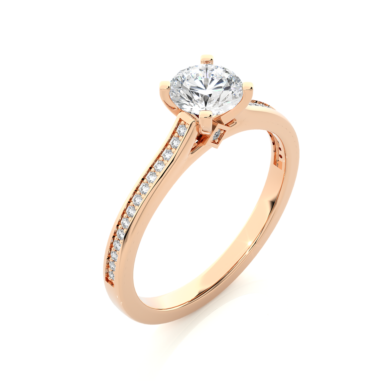 Aquila Round Diamond Ring