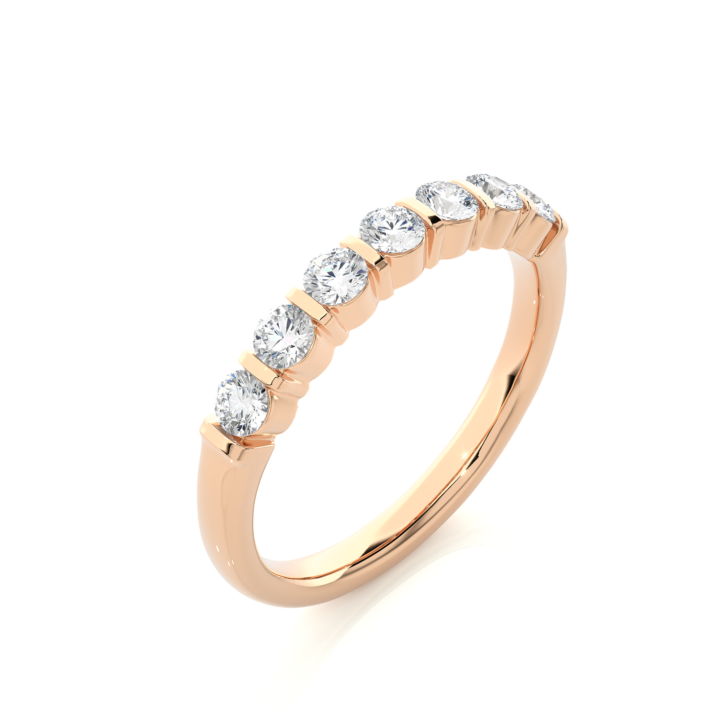 Lustre Seven-Stone Diamond Ring