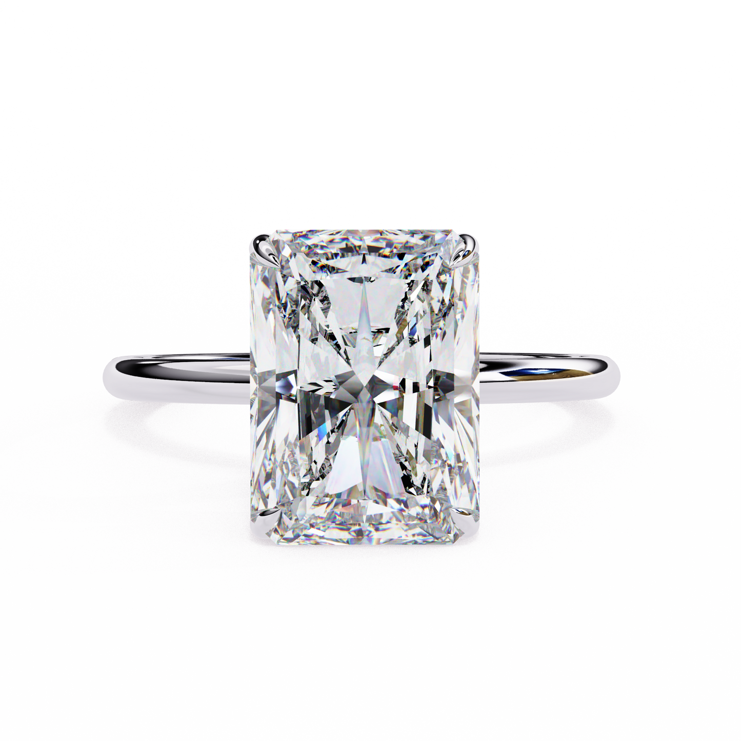 Moonlit Raidant Diamond Ring
