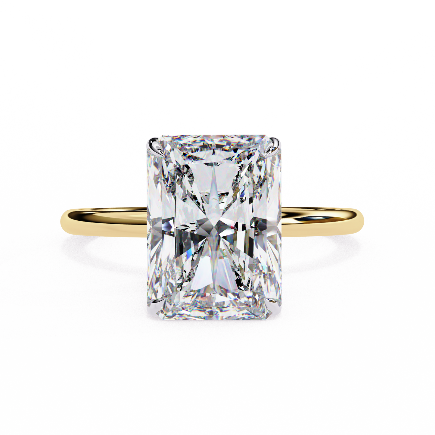 Moonlit Raidant Diamond Ring