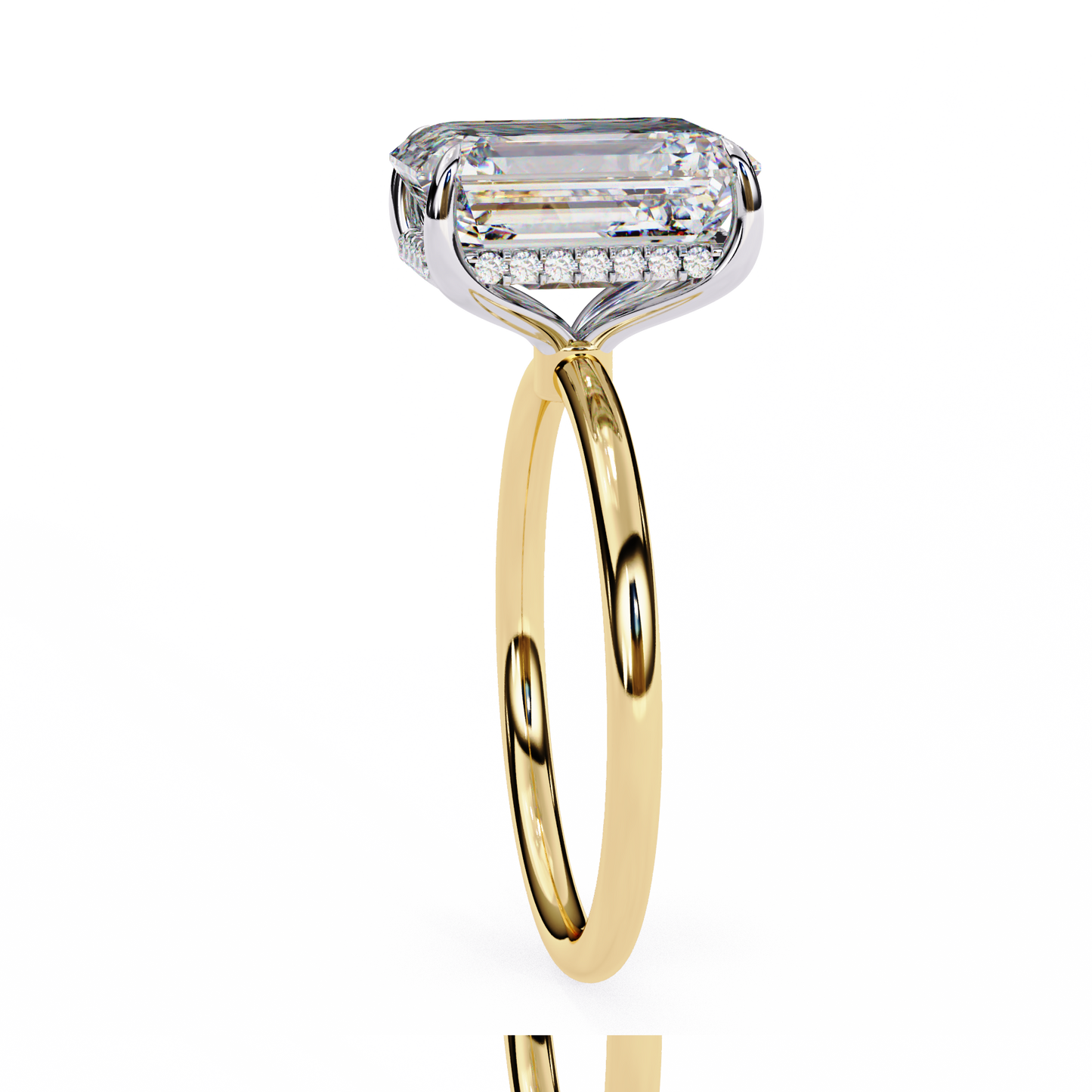 Moonlit Raidant Diamond Ring