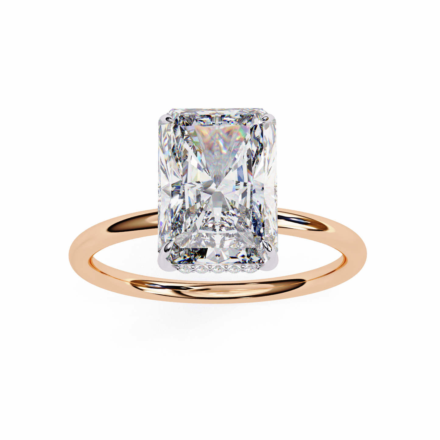 Moonlit Raidant Diamond Ring