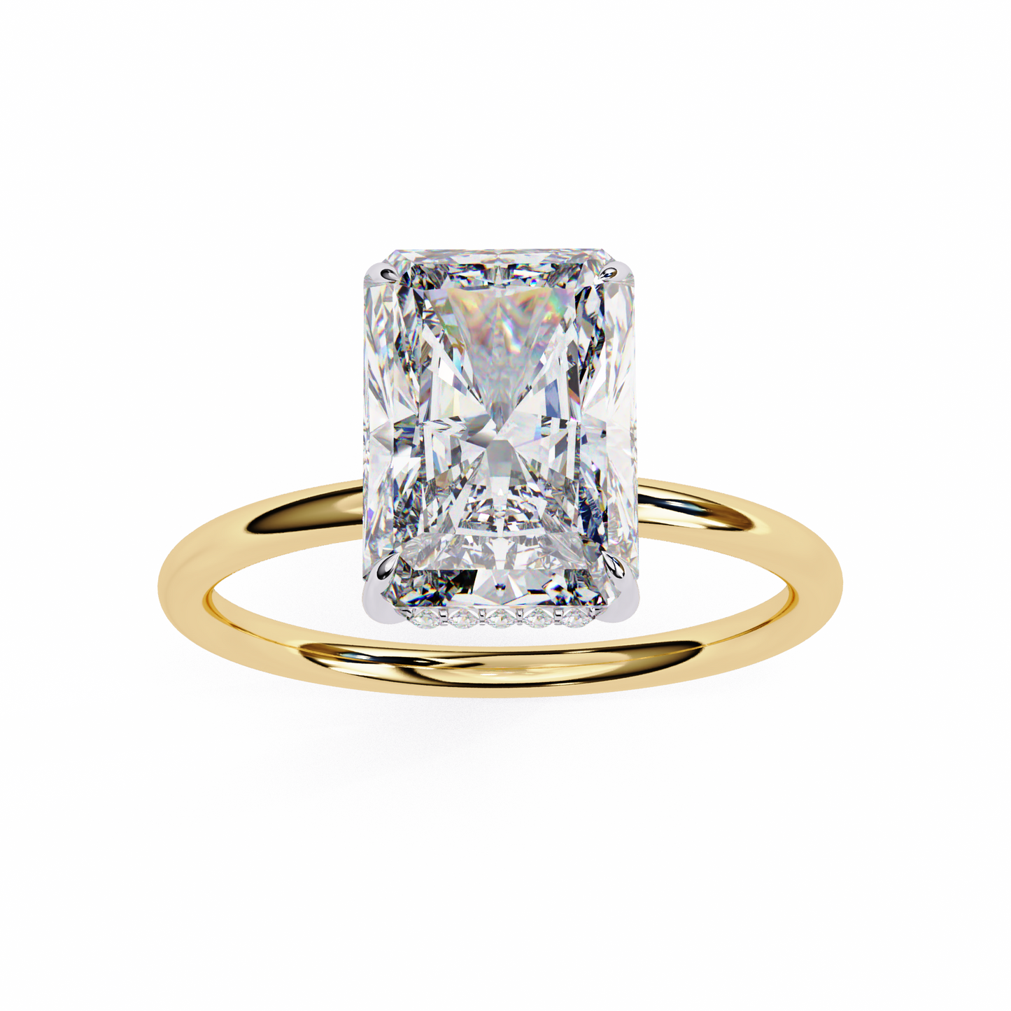 Moonlit Raidant Diamond Ring