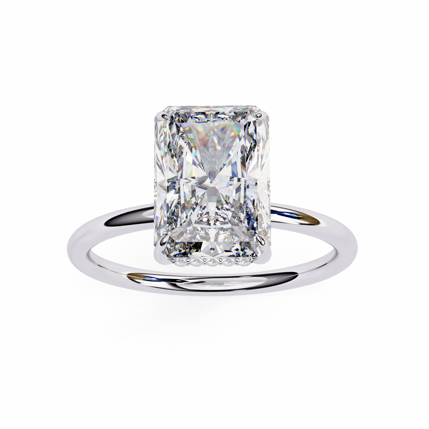 Moonlit Raidant Diamond Ring