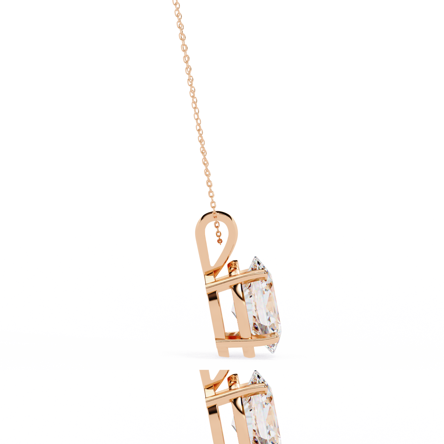 Auric Oval Diamond Pendant (Chain Sold Separately)