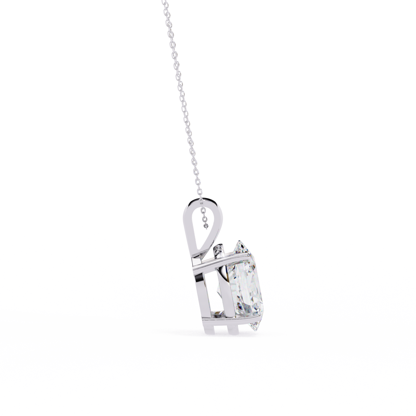 Auric Oval Diamond Pendant (Chain Sold Separately)