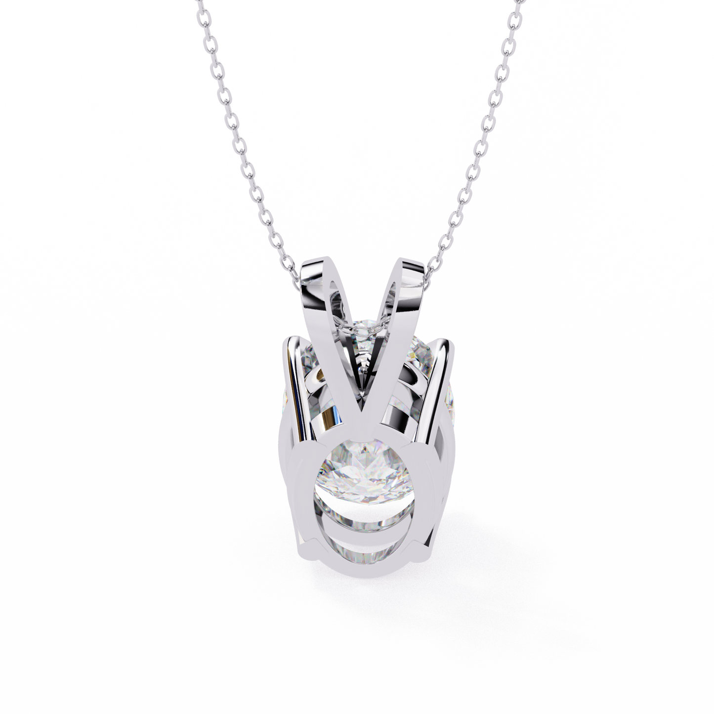 Auric Oval Diamond Pendant (Chain Sold Separately)
