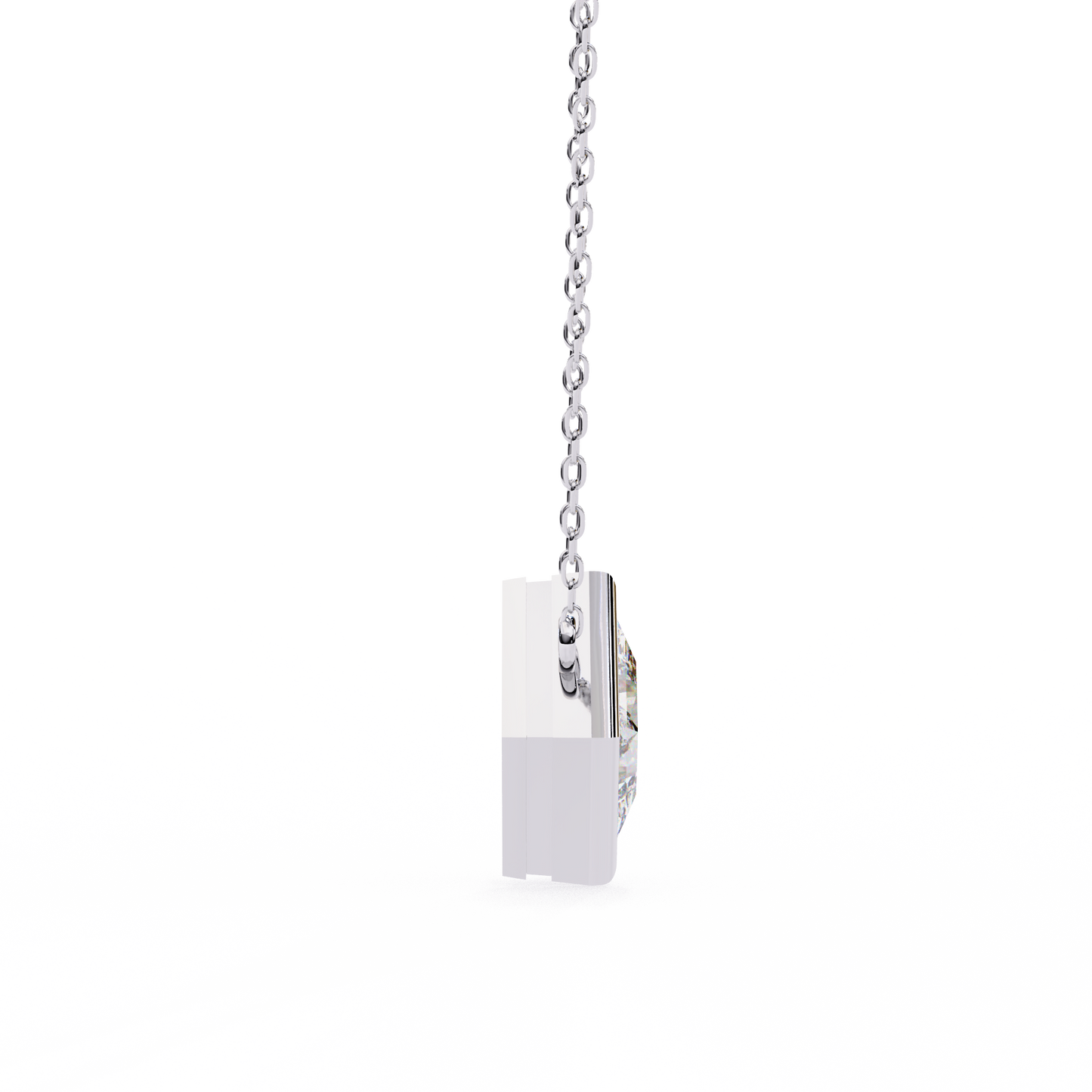 Aurora Princess Charm Diamond Pendant