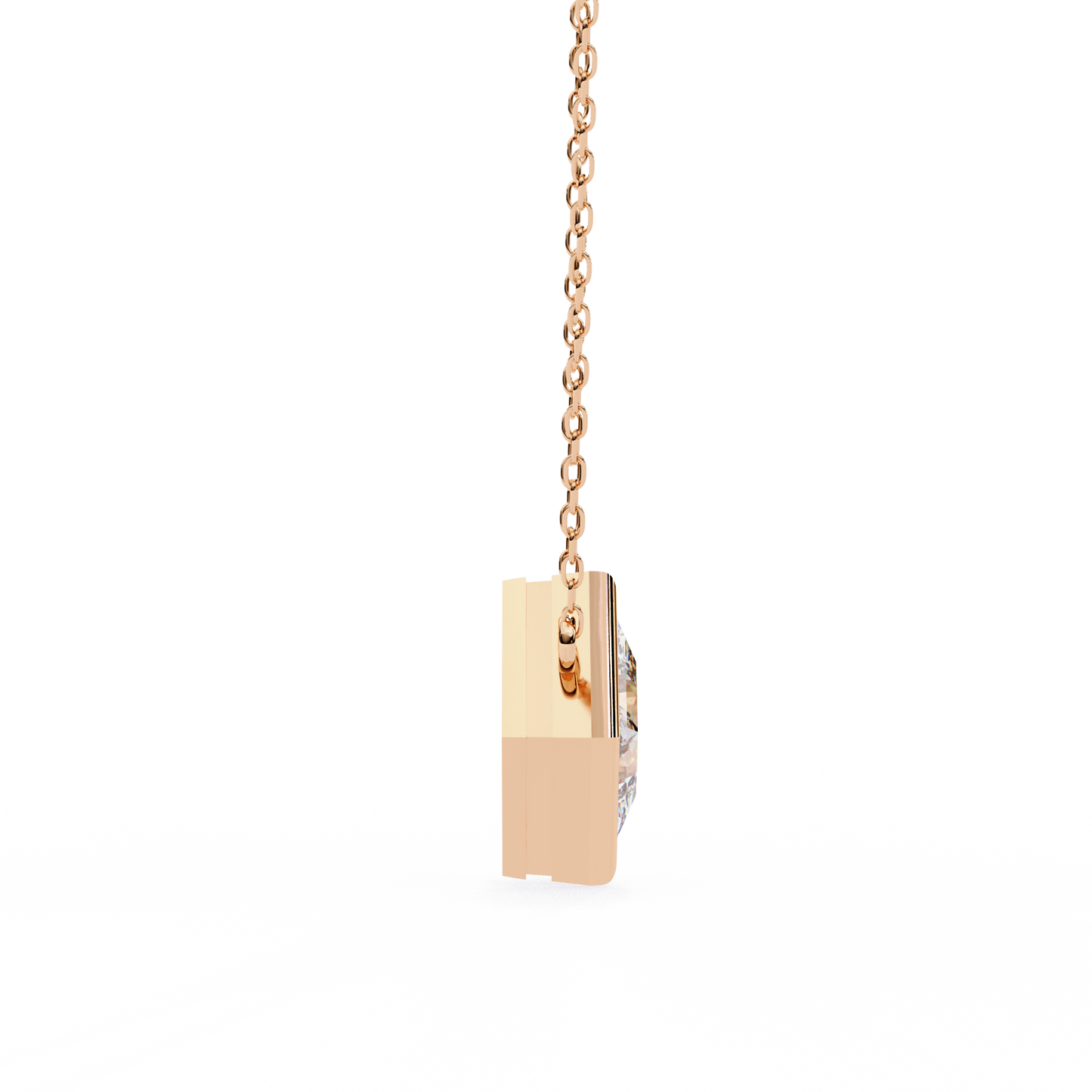 Aurora Princess Charm Diamond Pendant