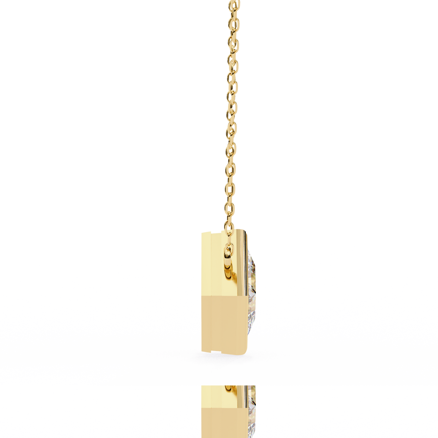 Aurora Princess Charm Diamond Pendant