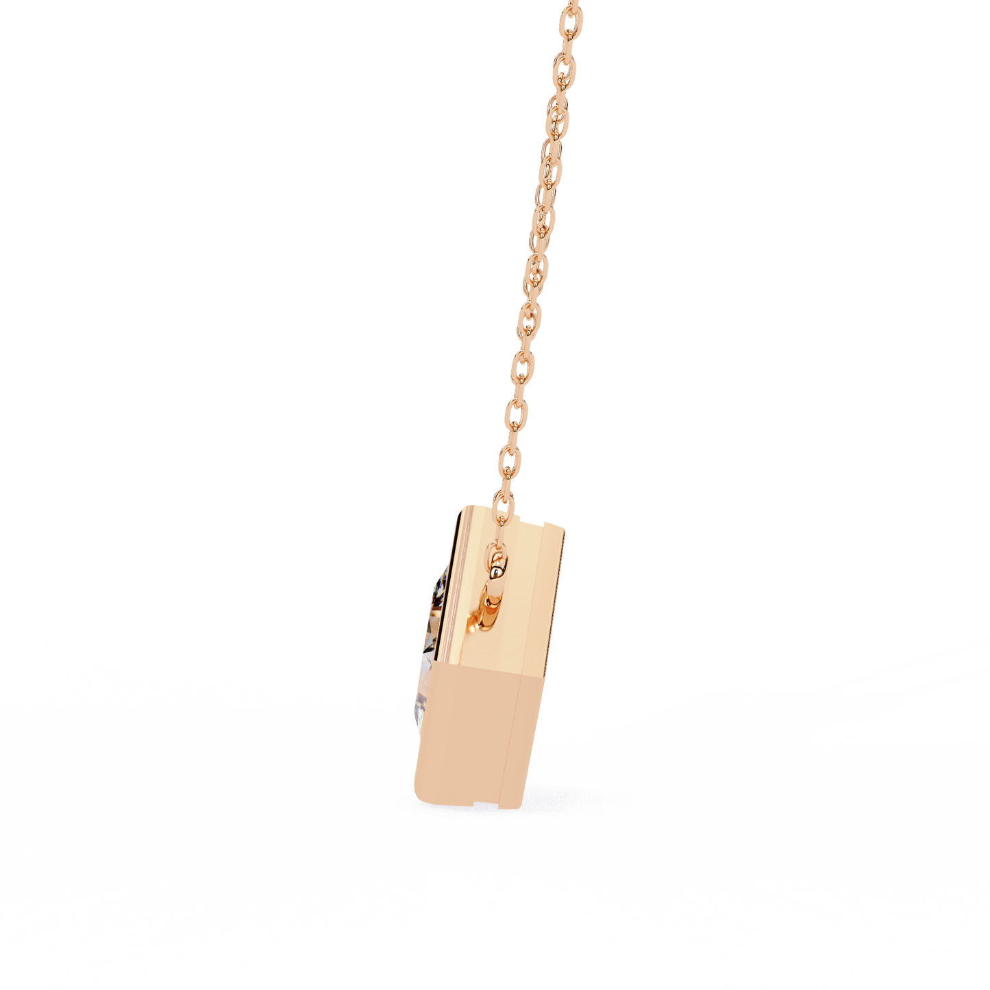 Aurora Princess Charm Diamond Pendant