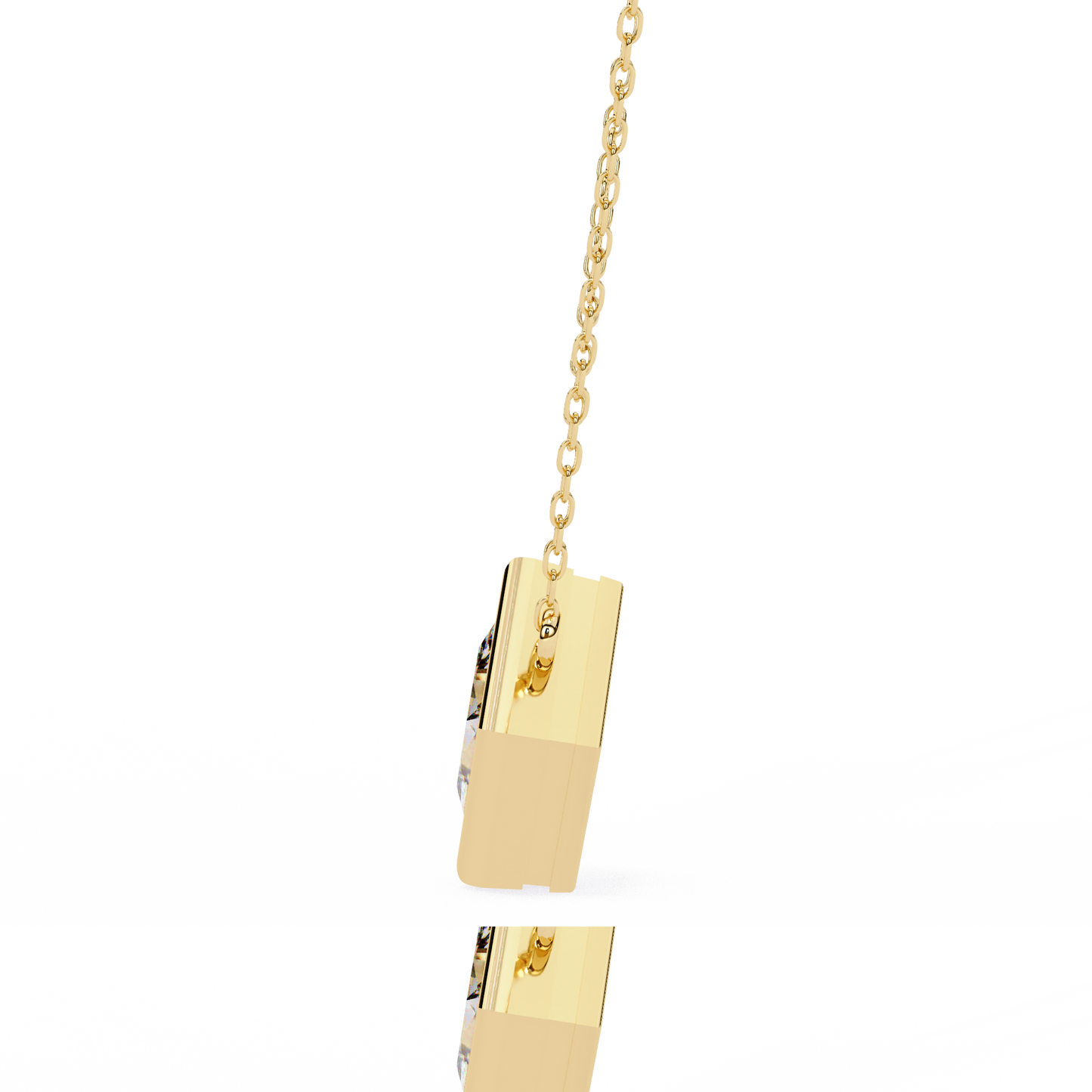 Aurora Princess Charm Diamond Pendant