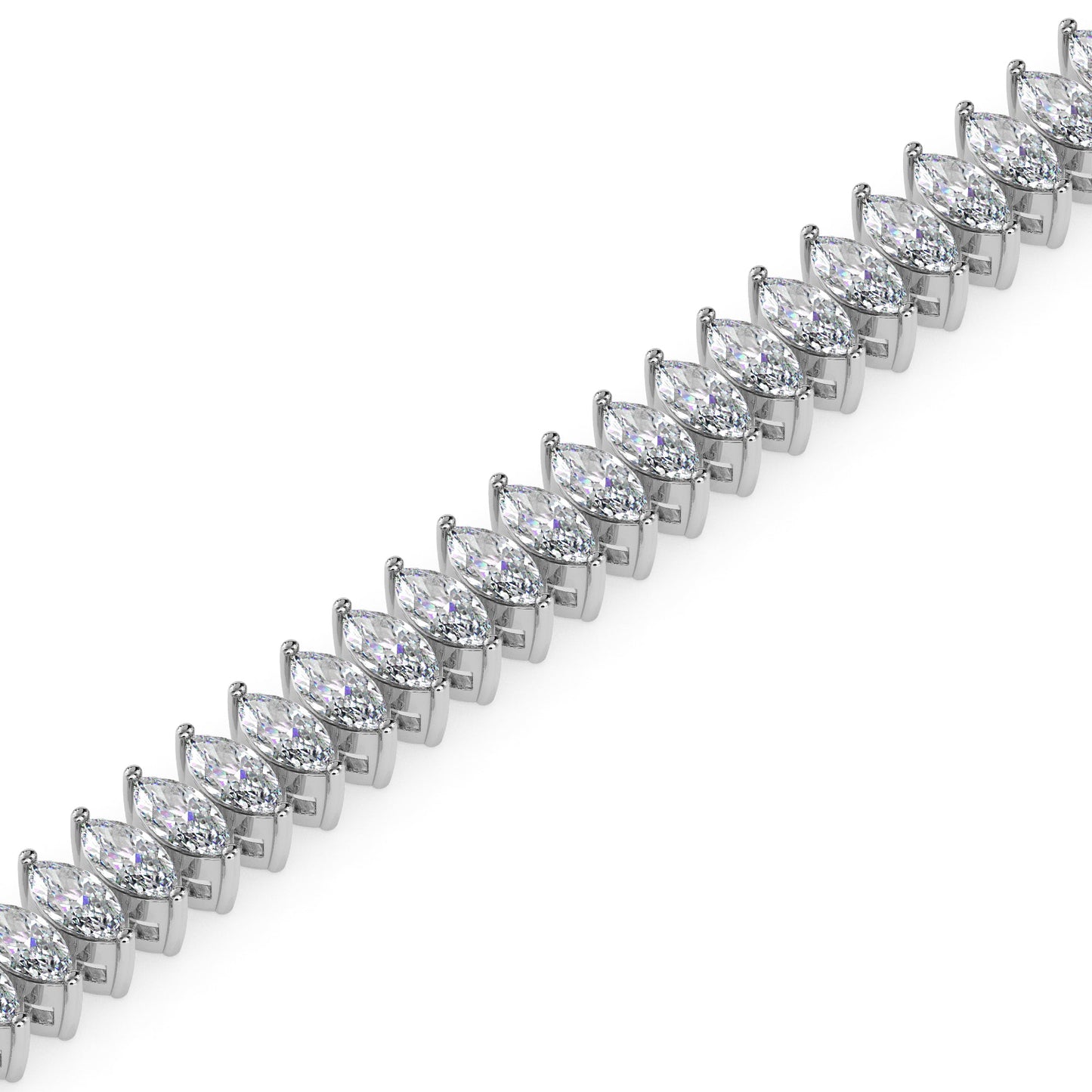 EchoBond Marquise Diamond Bracelet