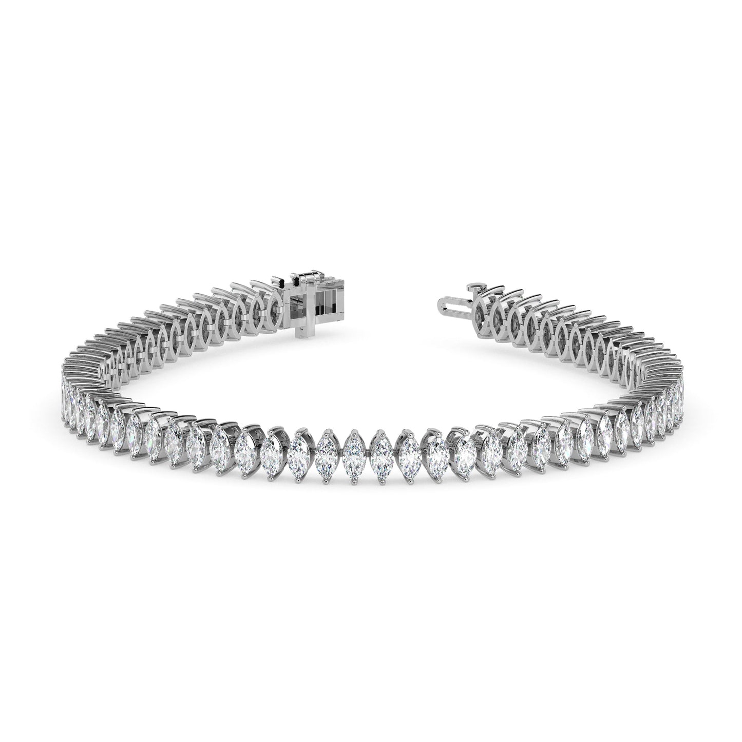 EchoBond Marquise Diamond Bracelet