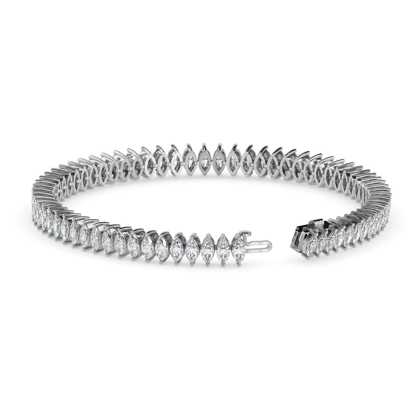 EchoBond Marquise Diamond Bracelet
