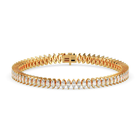 EchoBond Marquise Diamond Bracelet