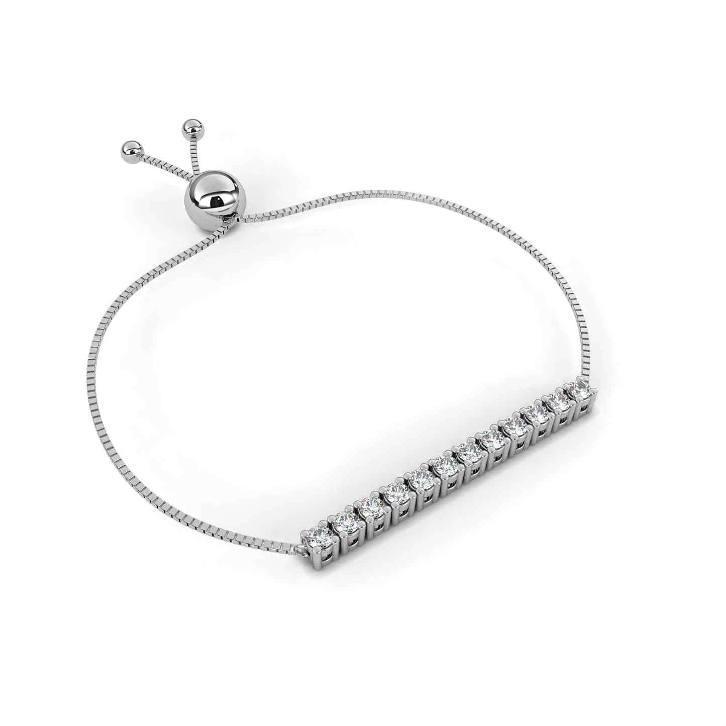 Lustre Line Diamond Bracelet