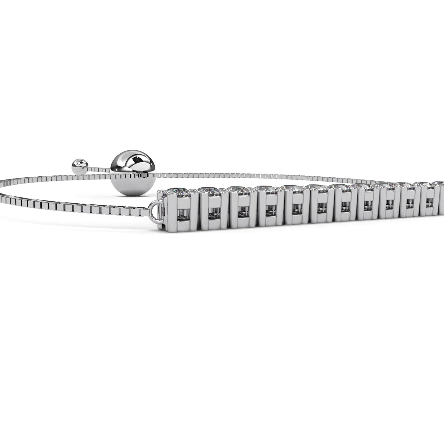 Lustre Line Diamond Bracelet