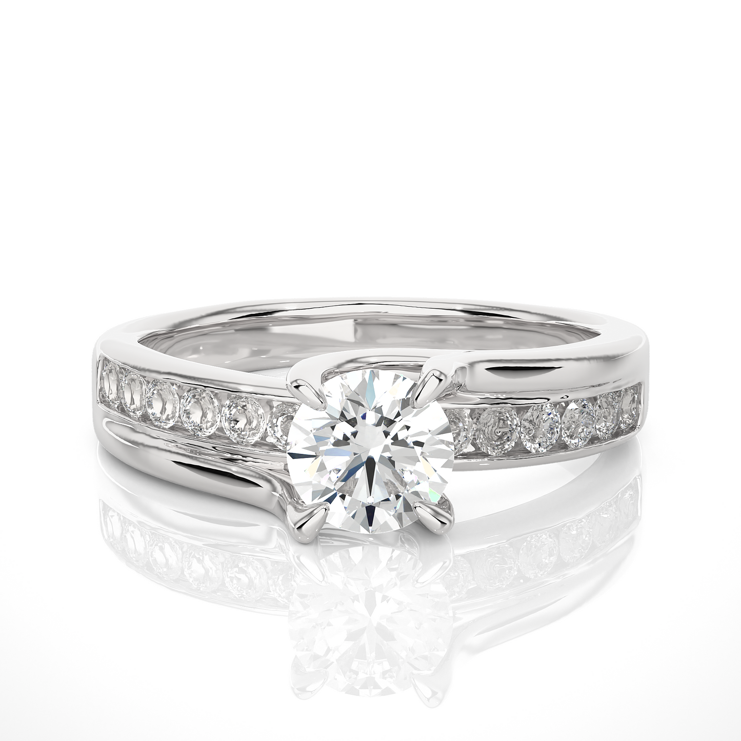 Majesty Round Diamond Ring