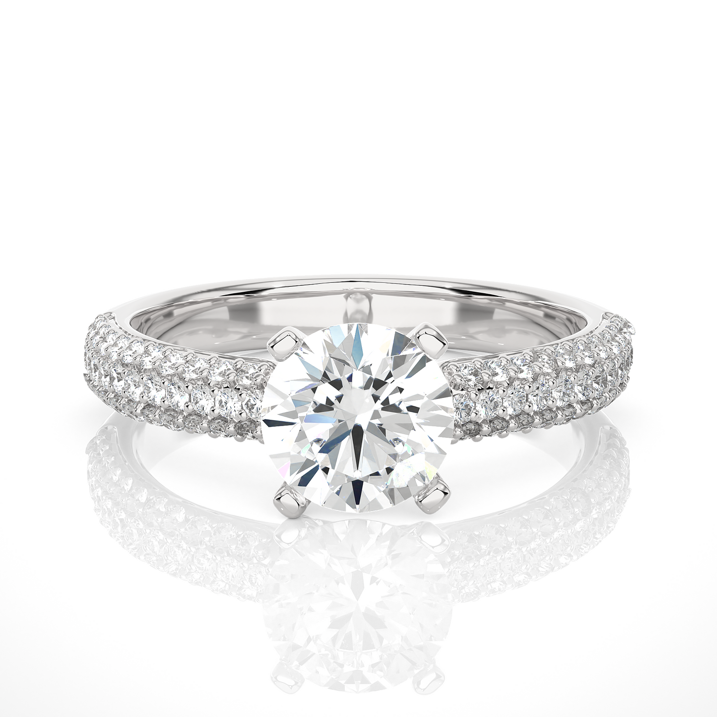 Celestial Flow Diamond Ring