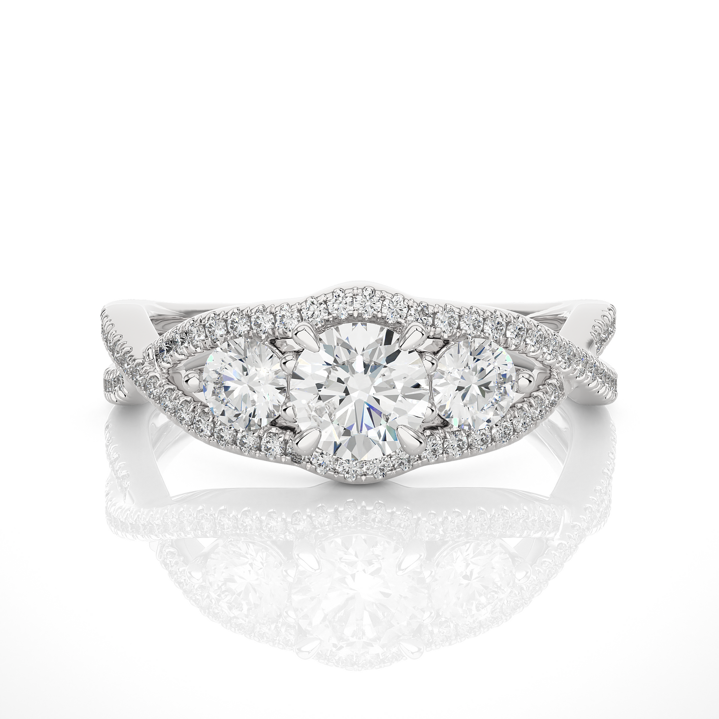 Skyla Round Diamond Ring
