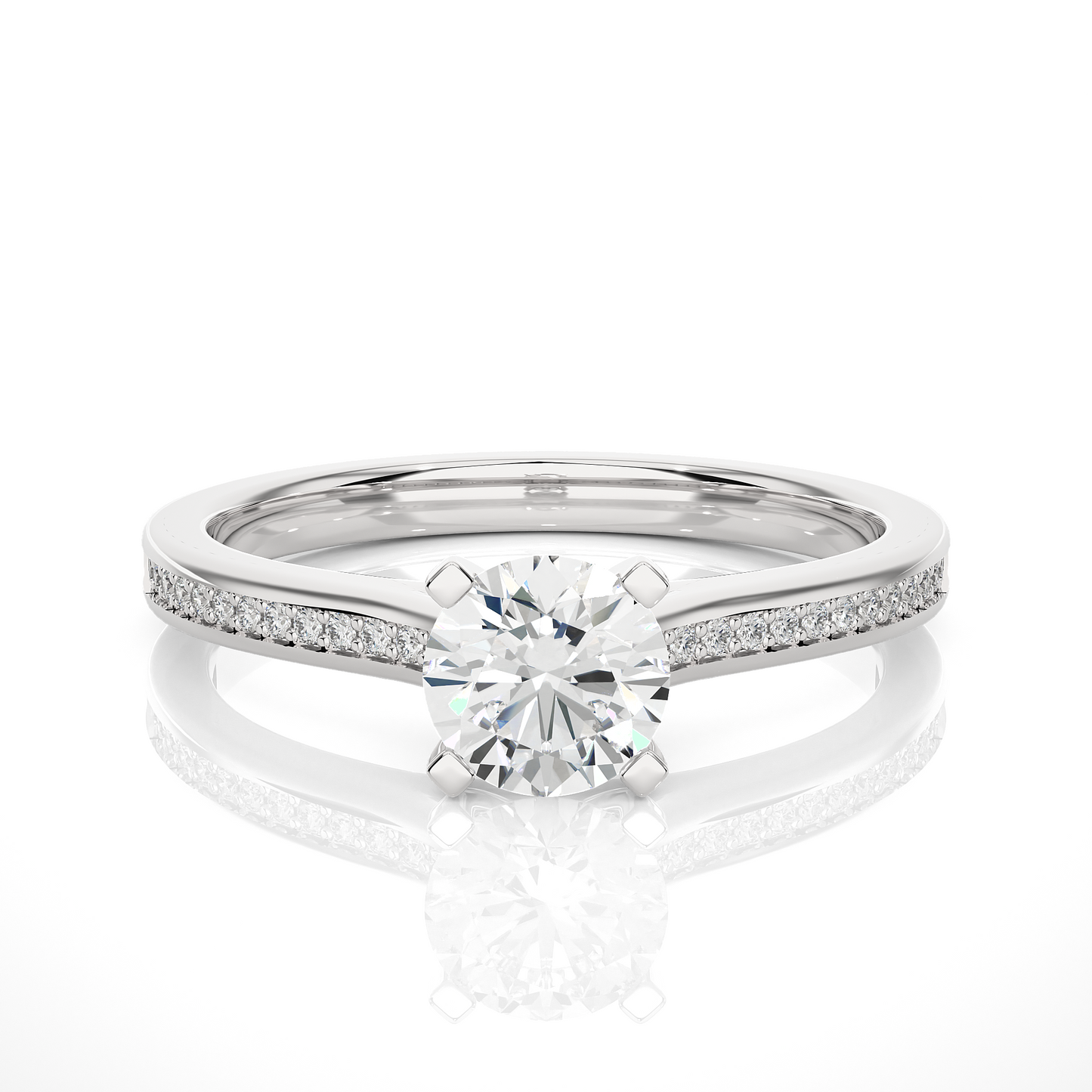 Aquila Round Diamond Ring