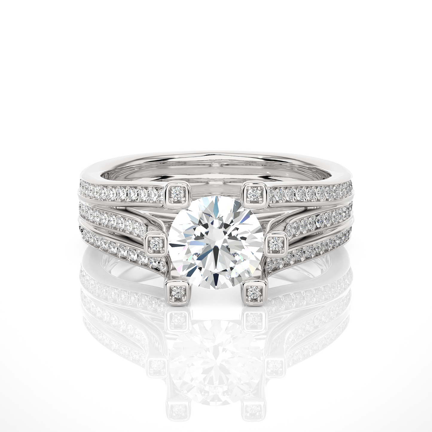 Eternal Waves Diamond Ring