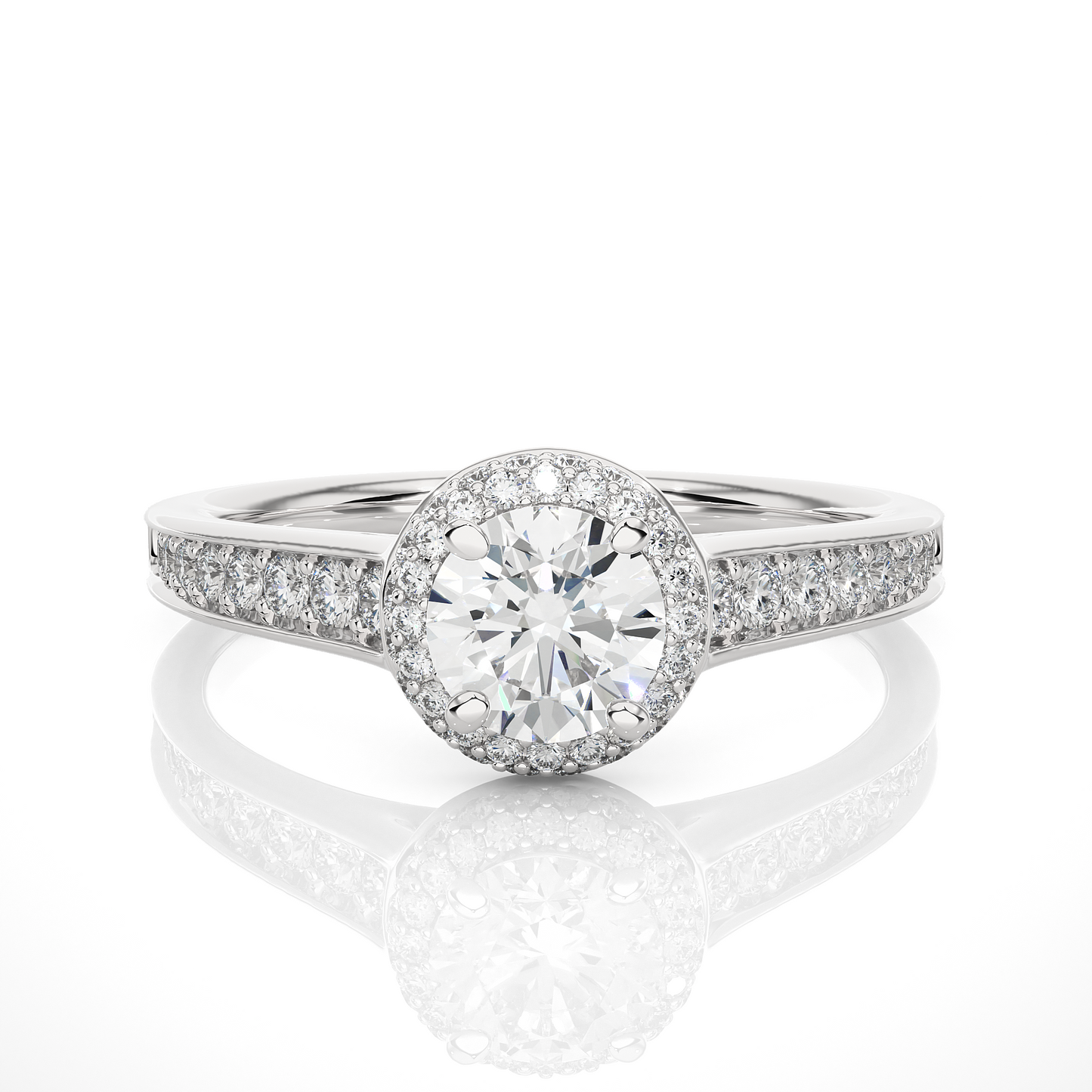 Sovereign Round Diamond Ring