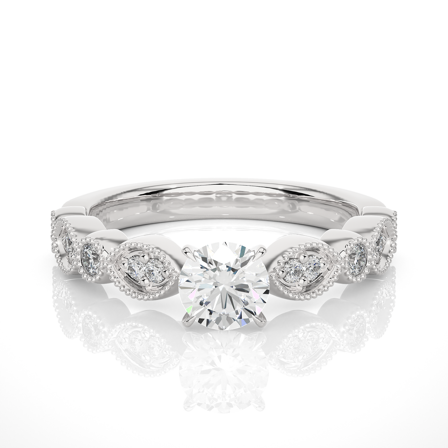 Isla Round Diamond Ring