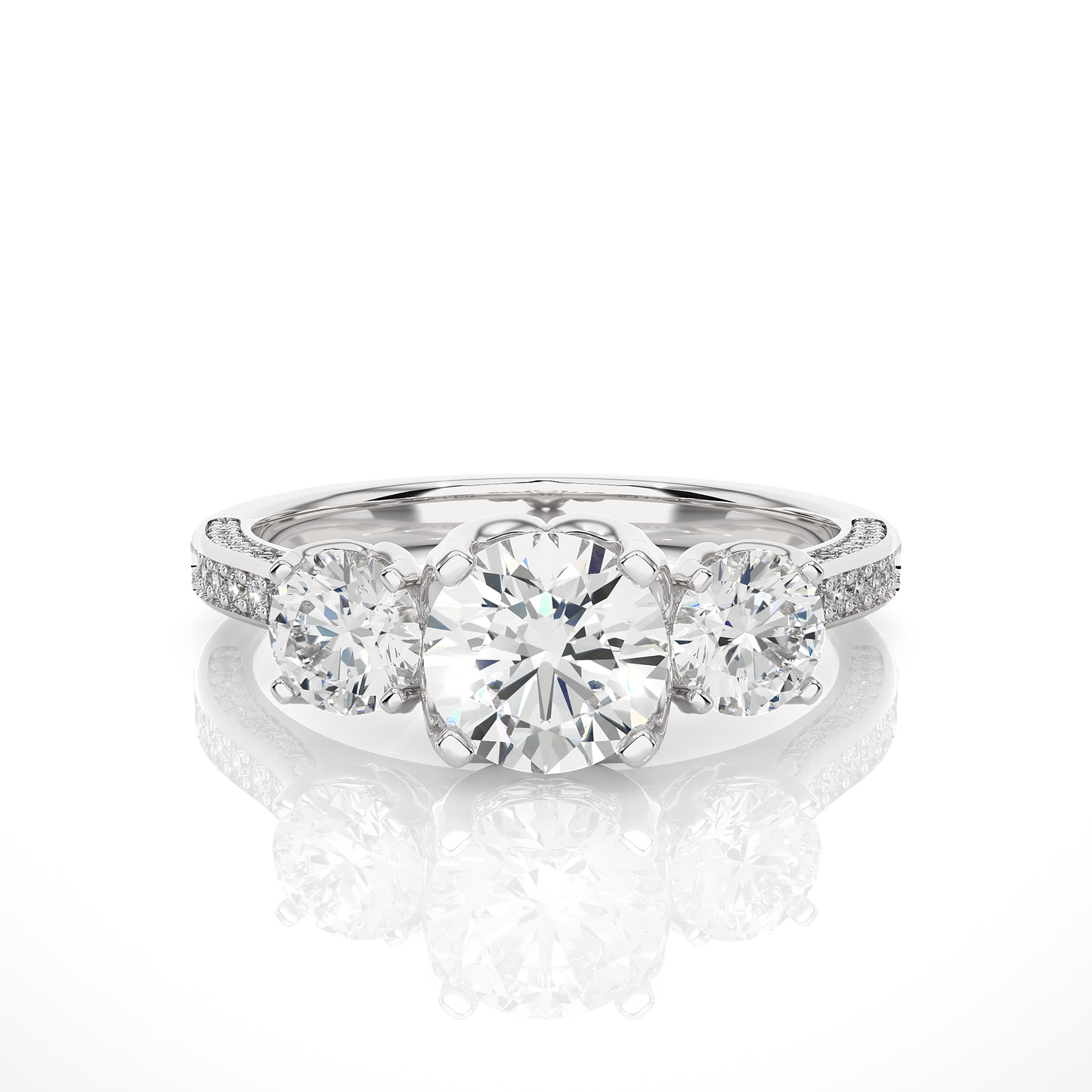 Heritage Glow Round Diamond Ring