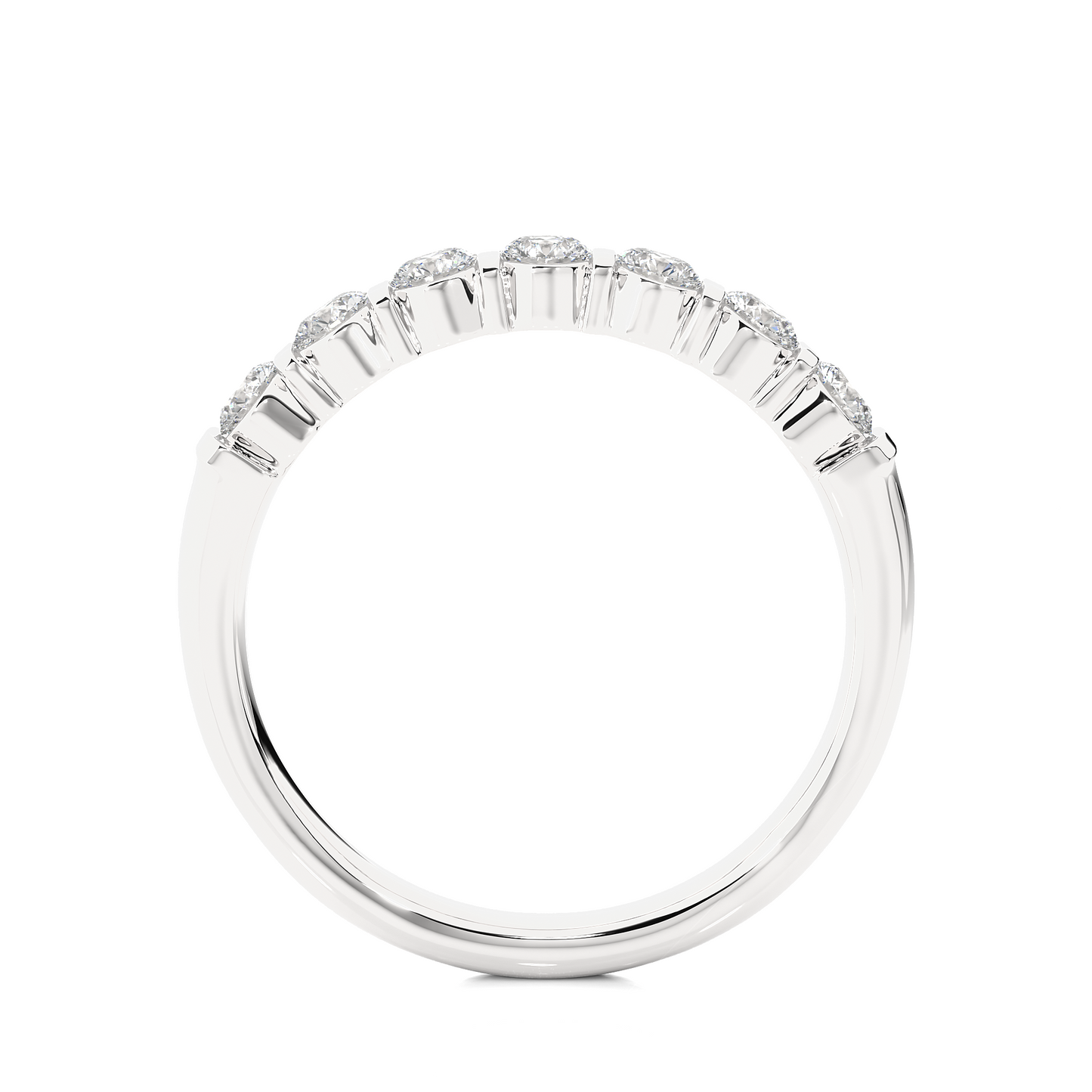 Lustre Seven-Stone Diamond Ring