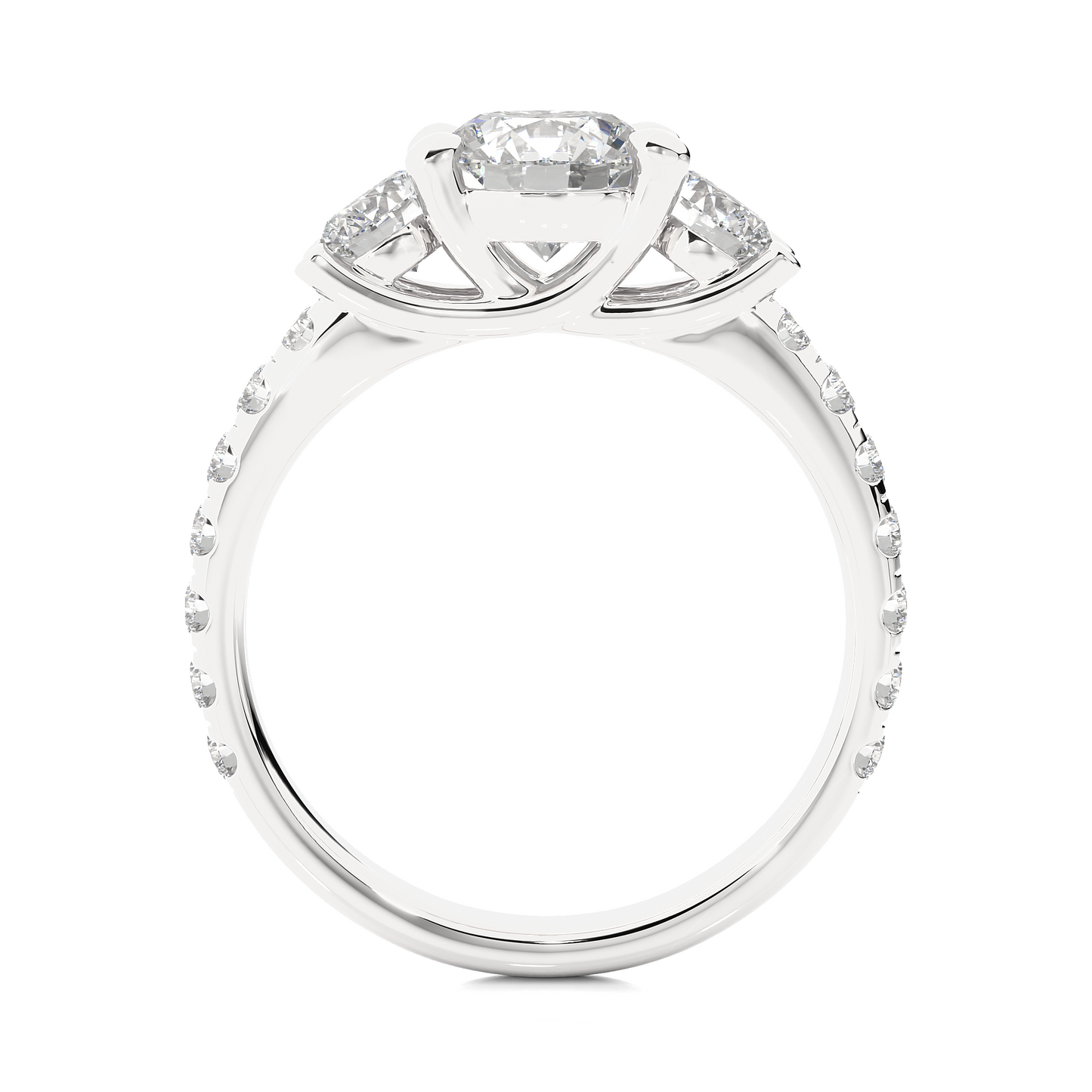 Thalassa Glow Round Diamond Ring