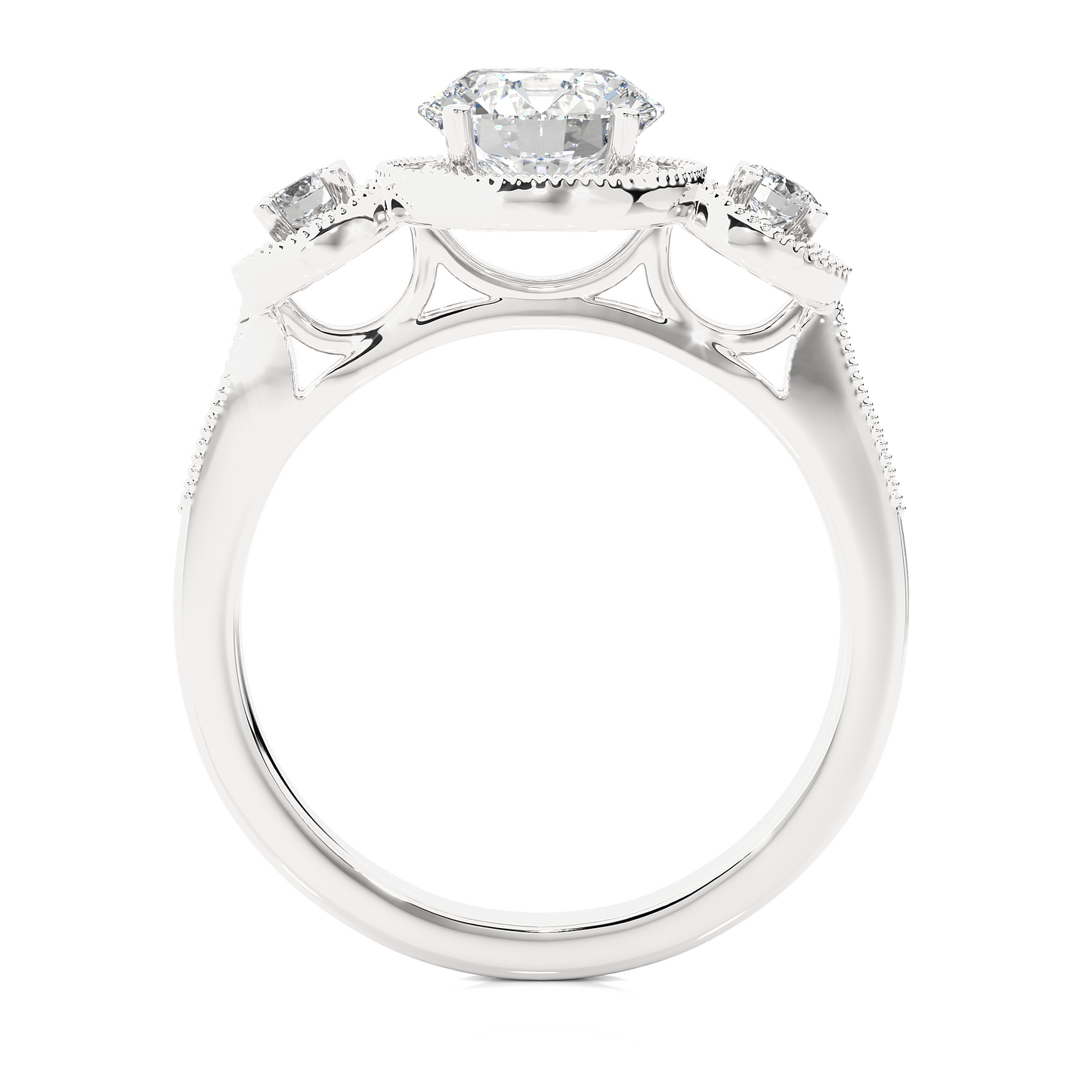 Thalassa Round Diamond Ring