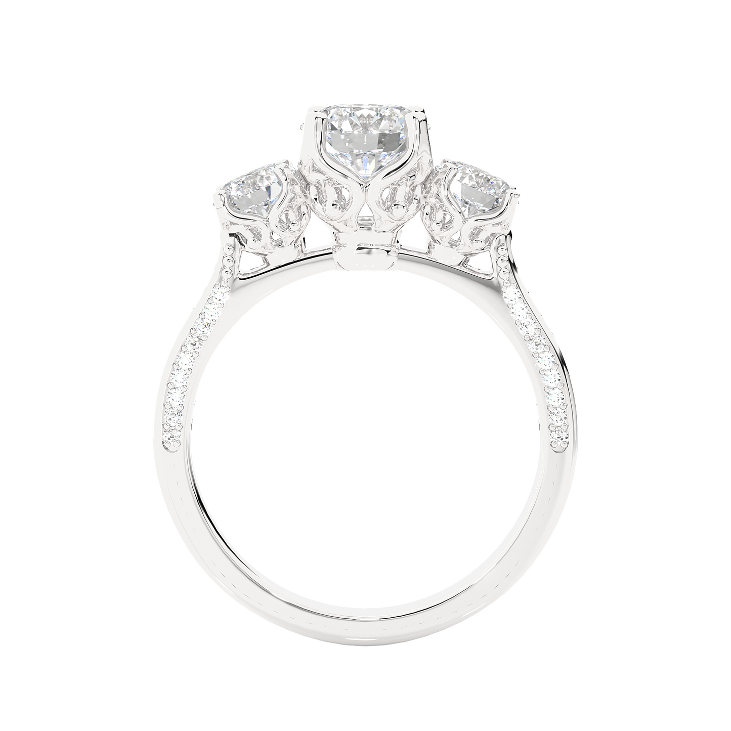 Heritage Glow Round Diamond Ring