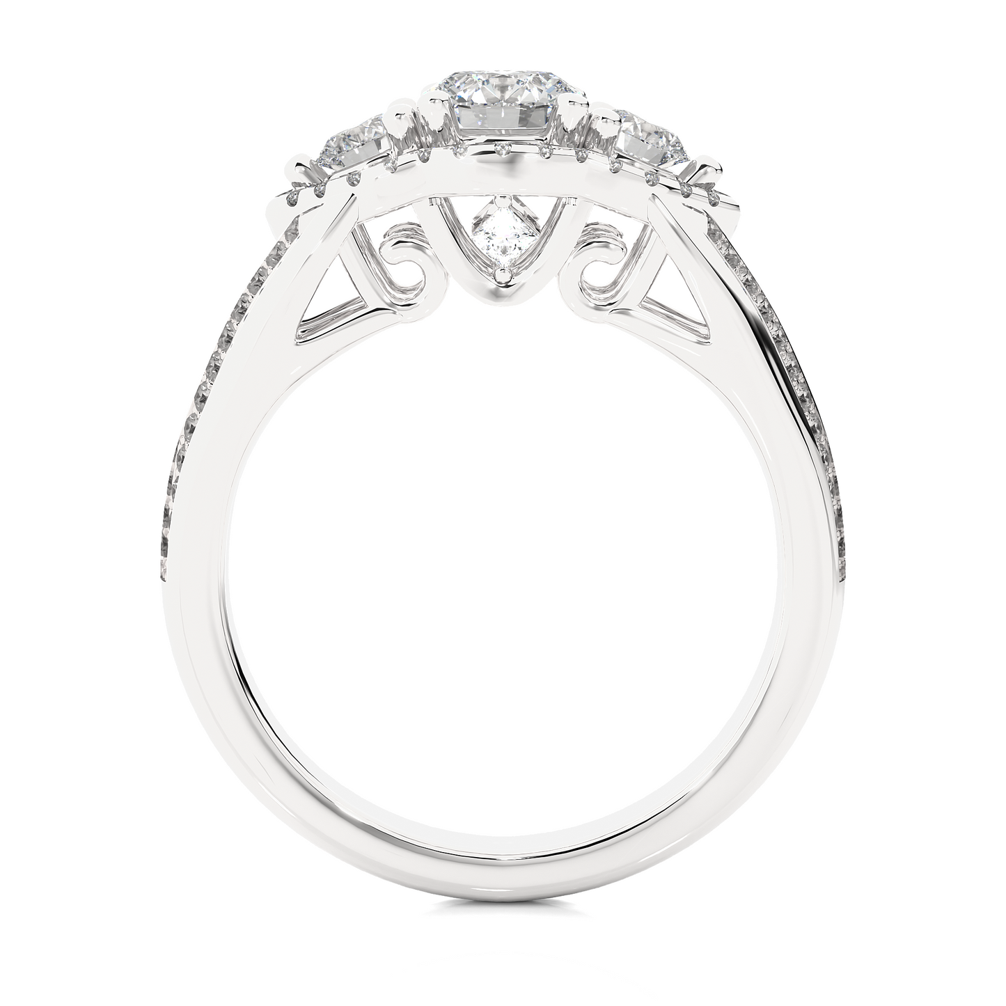 Nivara Round Diamond Ring