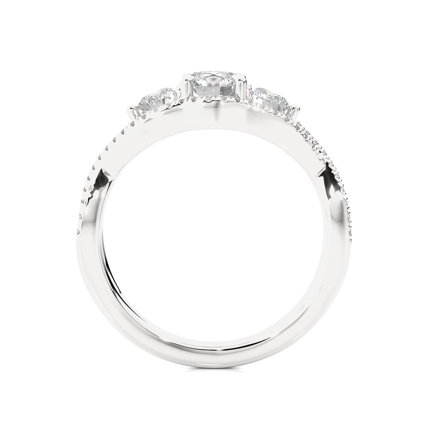 Skyla Round Diamond Ring